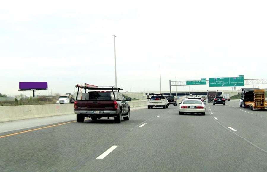 Location photo for W/S I-465, 1/10 M. S/O I-70 (WEST) F/S