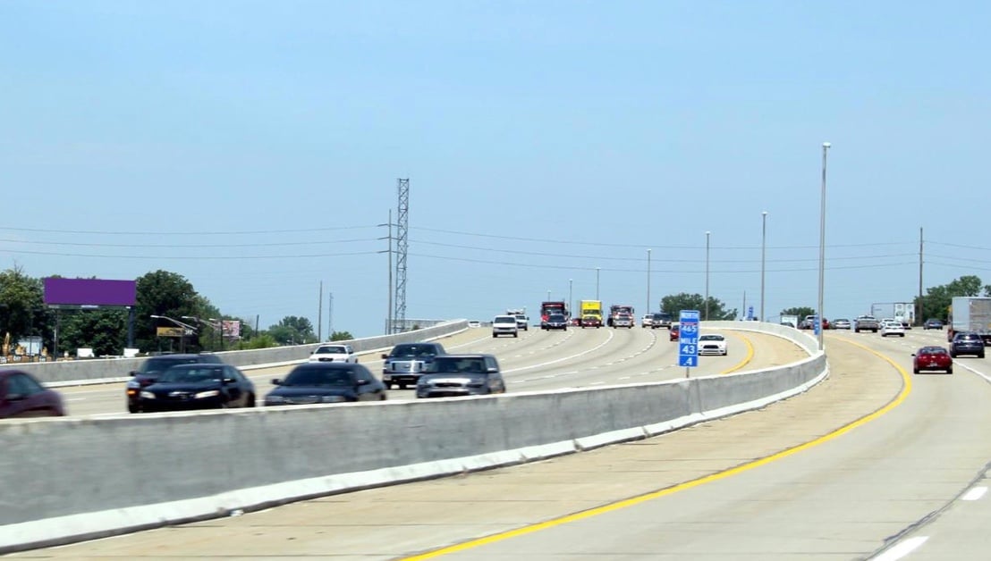 W/S I-465, .1 M/S OF EAST 30TH ST. F/S Media