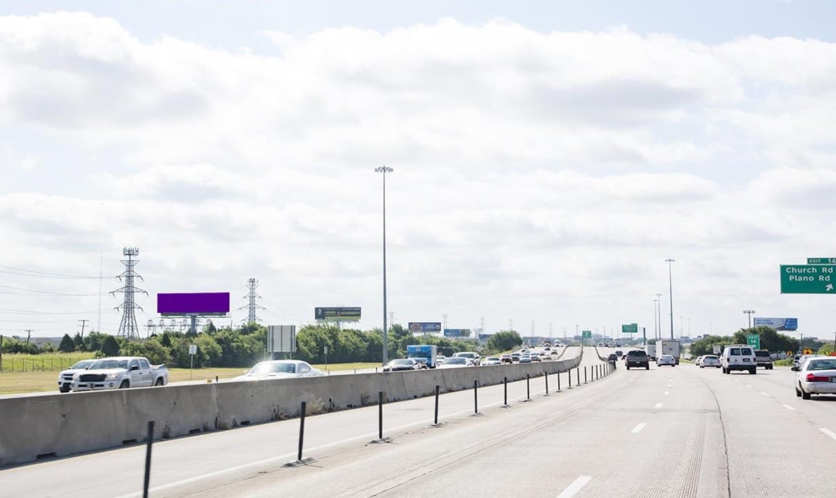 LBJ (635) .2 Mi W/O Plano Road N/S F/W Media