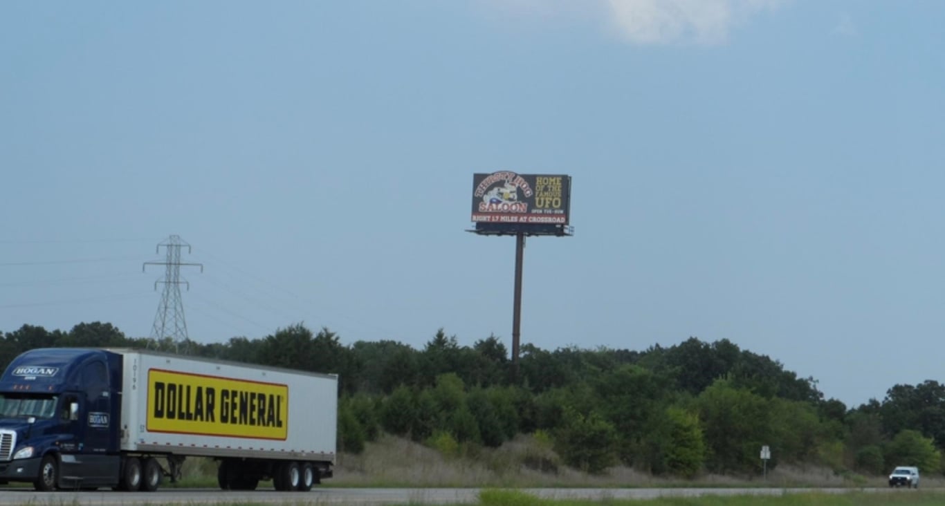 N/S HWY 54 3.8 MI W/O RT. H, E/B Media