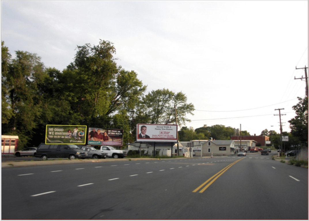 Location photo for E High St near Temp E High at Hazel St, Woolen Mills (Charlottesville)