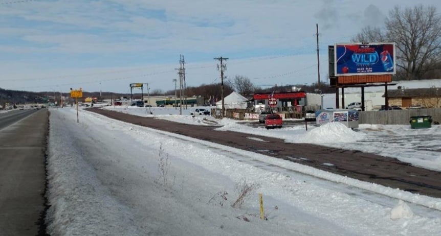 US 169 0.2 mi S/O Webster Ave. ES F/S Media