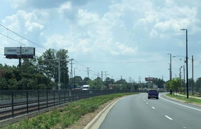 Location photo for N Tryon St near Tryon St & Austin Dr, Newell South (Charlotte)