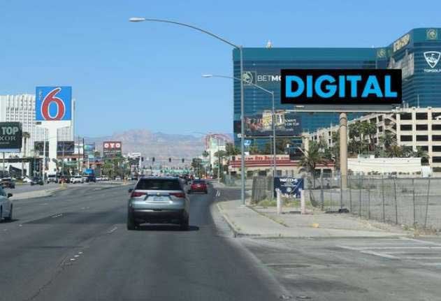 Location photo for E Tropicana Ave near EB Tropicana after Koval (Las Vegas)