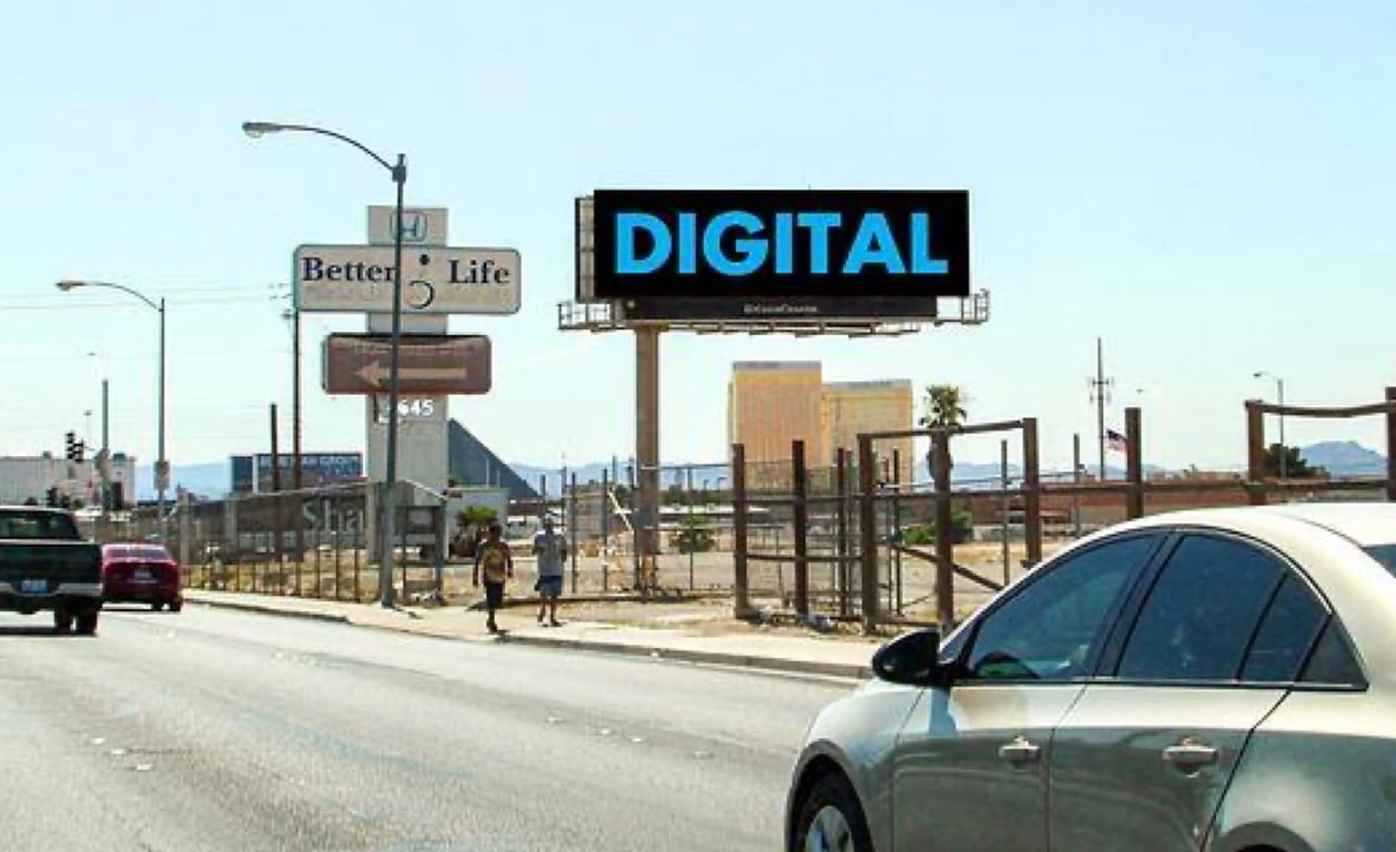 Location photo for W Tropicana Ave near SB Decatur after Tropicana (Las Vegas)