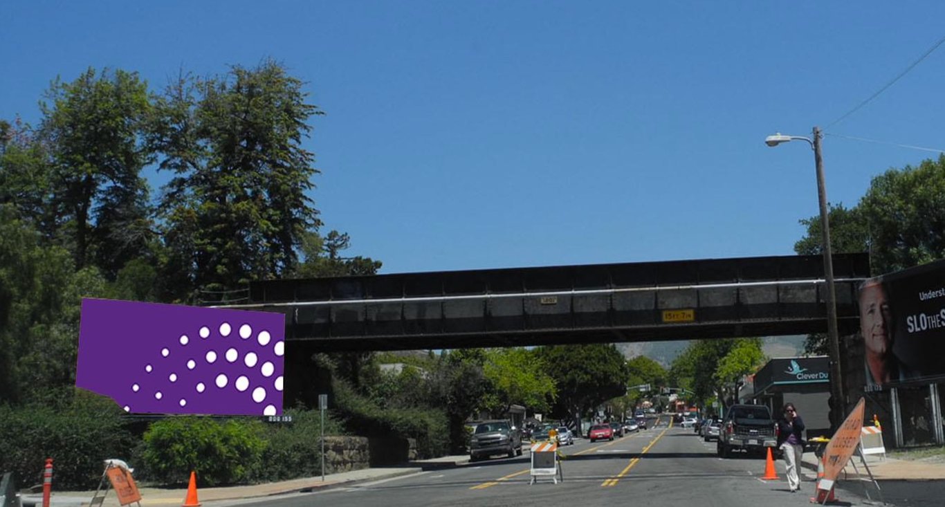 Location photo for Monterey St near Pacific Central Coast Health Center (San Luis Obispo)