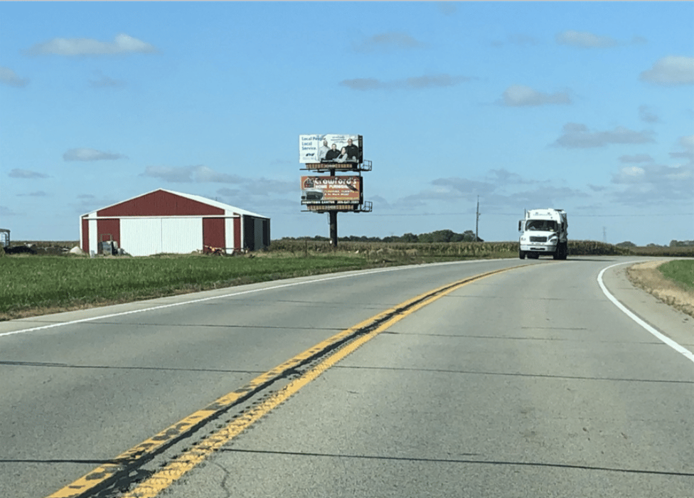 Rt 9 E/O Canton E/F Top Furthest East Sign Media