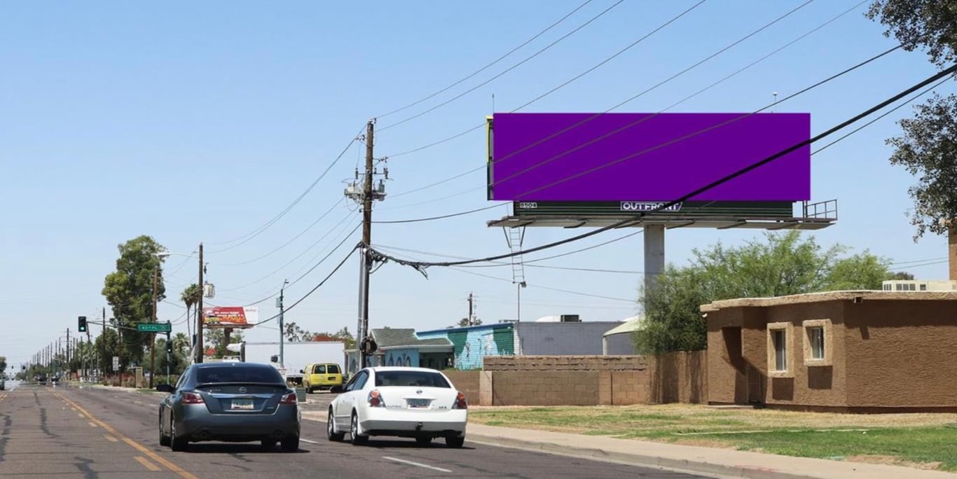 Location photo for E Broadway Rd near Broadway Rd & 43rd Pl, Maricopa Freeway Center South (Phoenix)