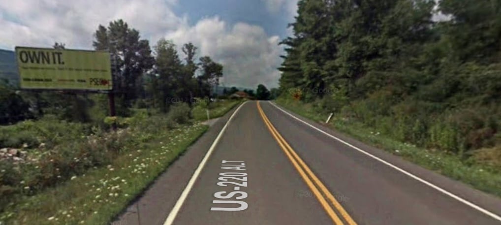 RT 220 JULIAN W/O RAILWAY ST S/B #1 Media