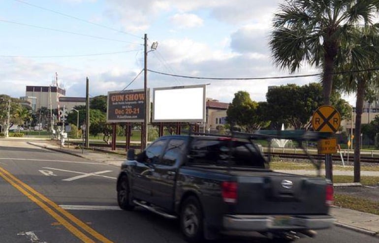 Location photo for "Warning: Gators May Be Present" Artwork by @artistdiaz (West Palm Beach)