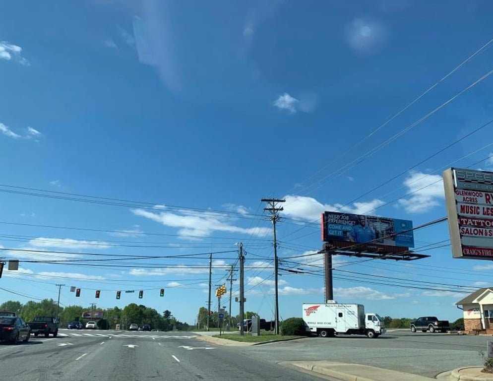 Location photo for Concord Pkwy S near Charlotte Motor Speedway (Outbound) (Concord)