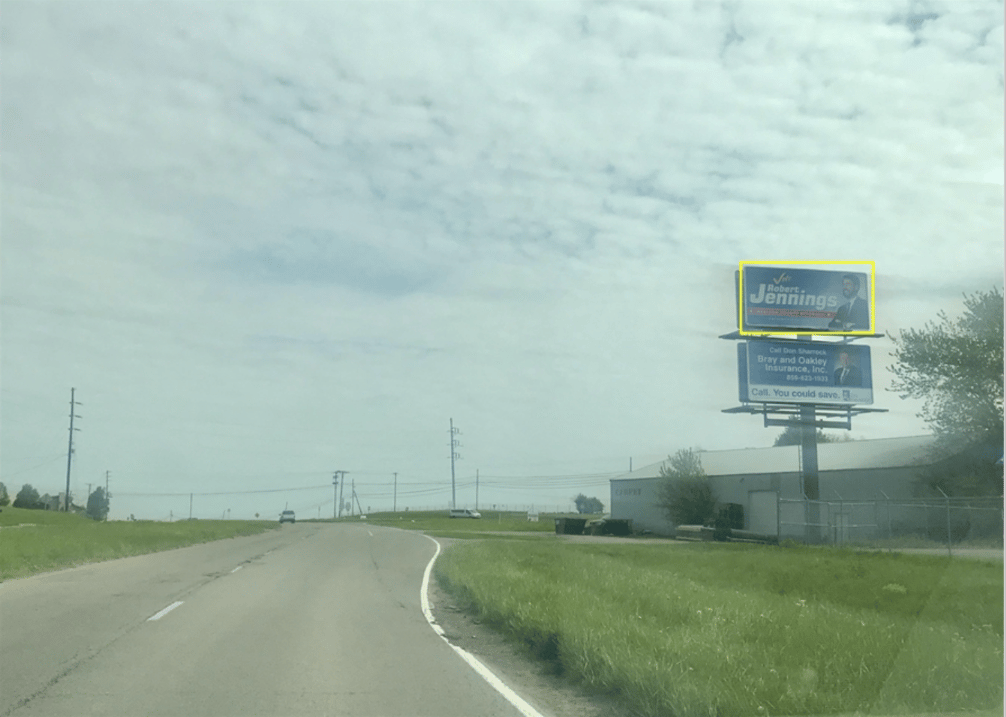 US 25 @ Intersection of Hwy 421 #2 F/S Media