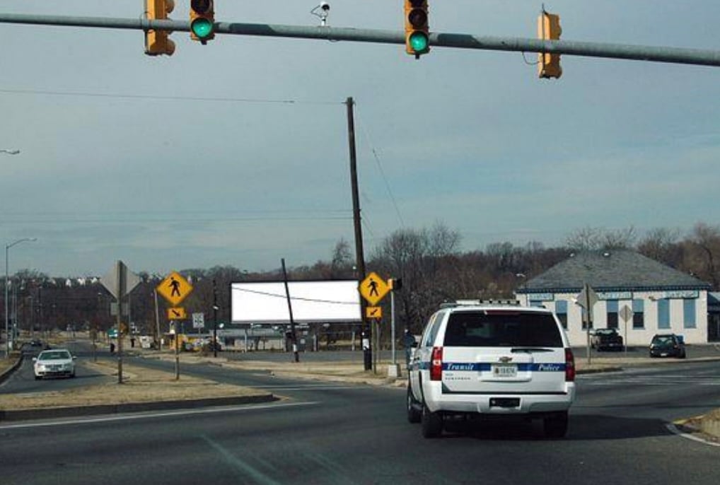 Location photo for Branch Ave near Naylor Road Metrorail Station at Bus Bay H (Temple Hills)