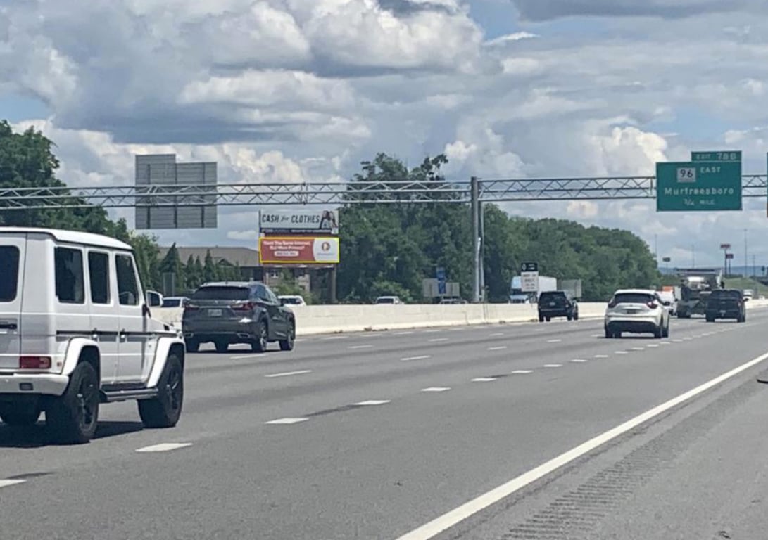 I-24 N/S .7 MILE W/O HWY 96 EXIT 78 F/W (BOT) Media