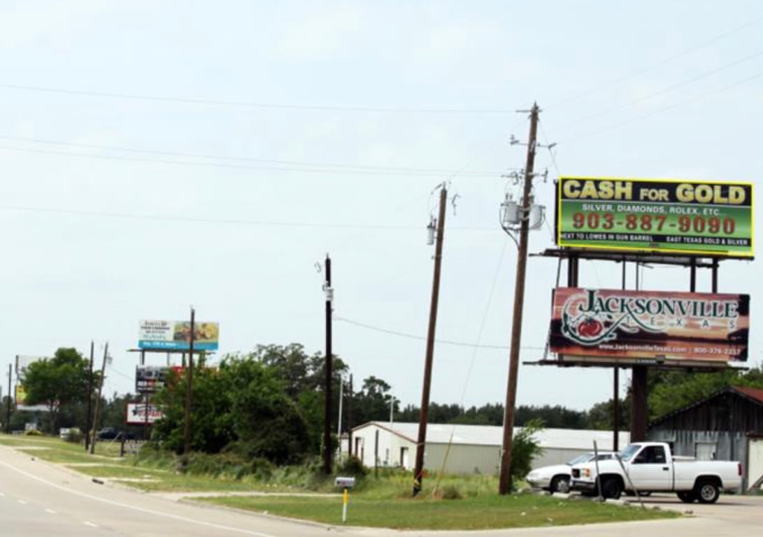 Billboard near First Monday Trade Days