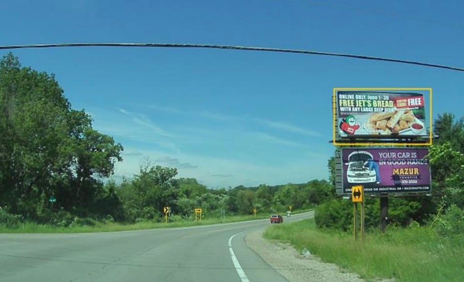 SR-36 50 ft W/O Lemen Rd 1.5 mi W/O US-23 NS Media