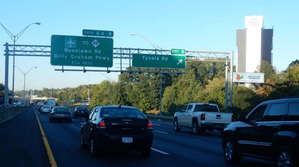 Location photo for Westpark Dr near Tyvola Rd & I-77, Montclaire South (Charlotte)