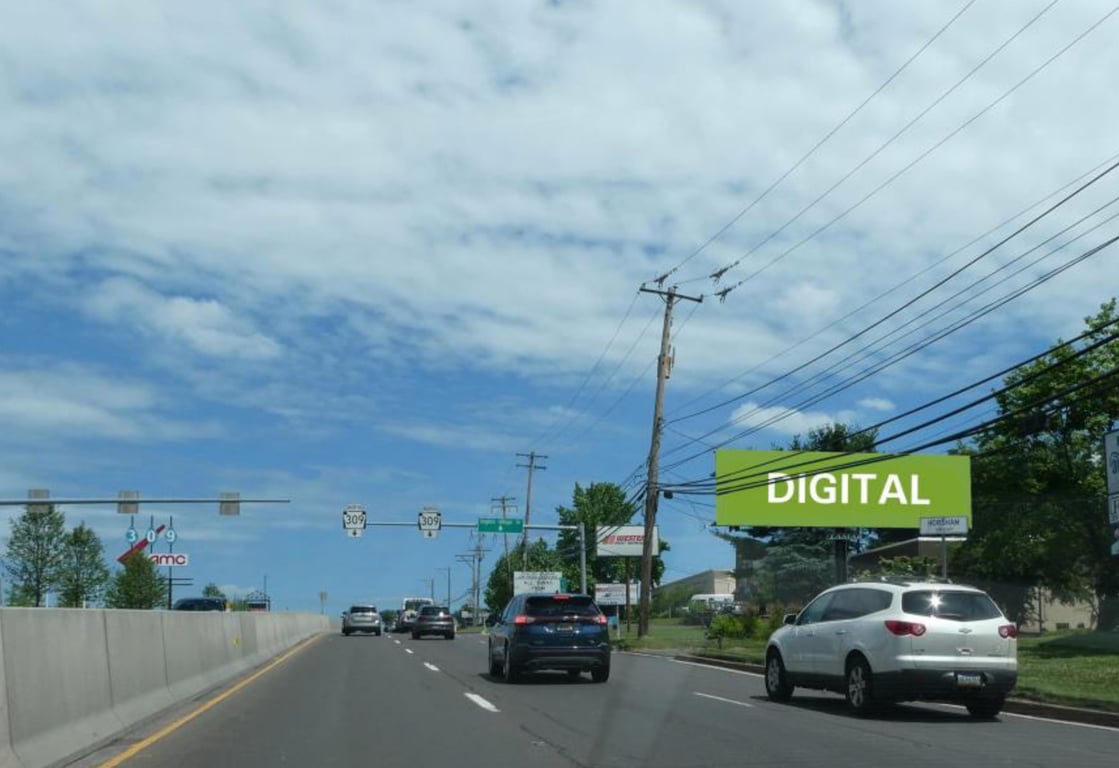 Location photo for Bethlehem Pike near GWYNEDD CROSSING SHOPPING CENTER (North Wales)