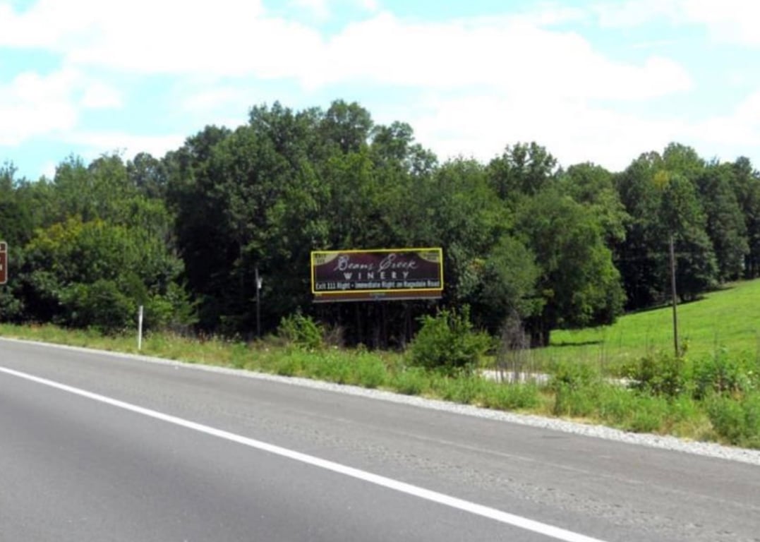 Billboard near Bonnaroo