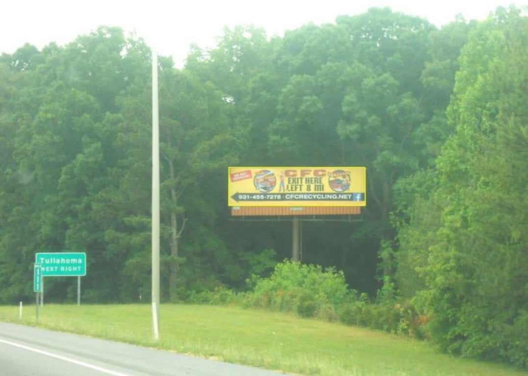 Billboard near Bonnaroo