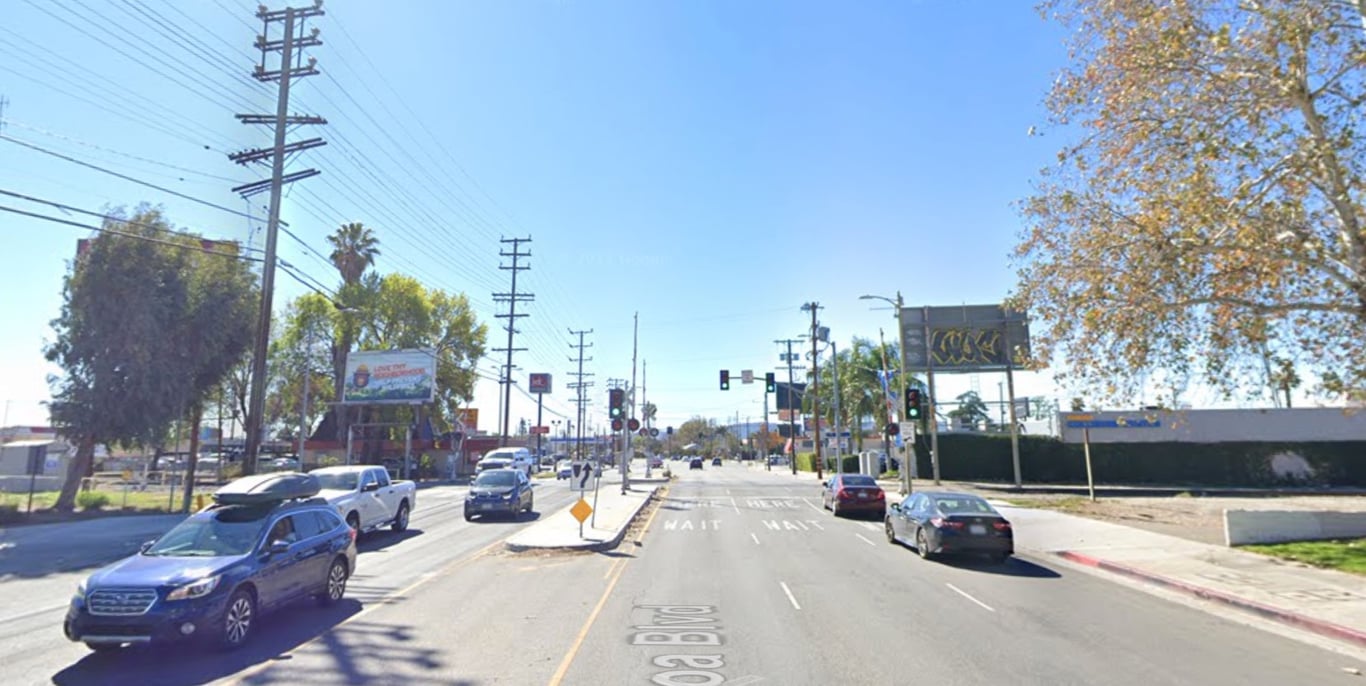 Location photo for Balboa Blvd near Balboa Blvd & Roscoe Blvd (Northbound), Northridge (Los Angeles)