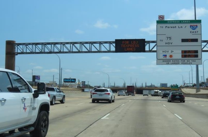Location photo for Lyndon B Johnson Fwy near Ih 635 @ Preston - W - MB, Far North Dallas (Dallas)