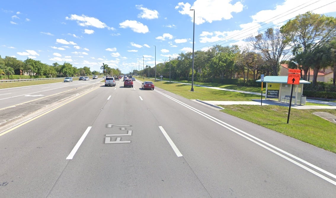 Location photo for FL-7 near US-441/SR-7 at ALLEGRO DR (Boca Raton)