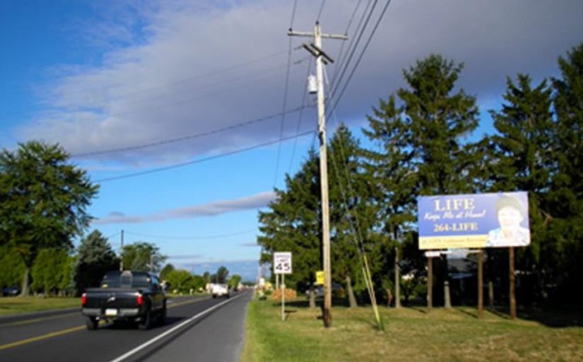 Rt 30 Fayette, N/S (Dollar General), E/F Media