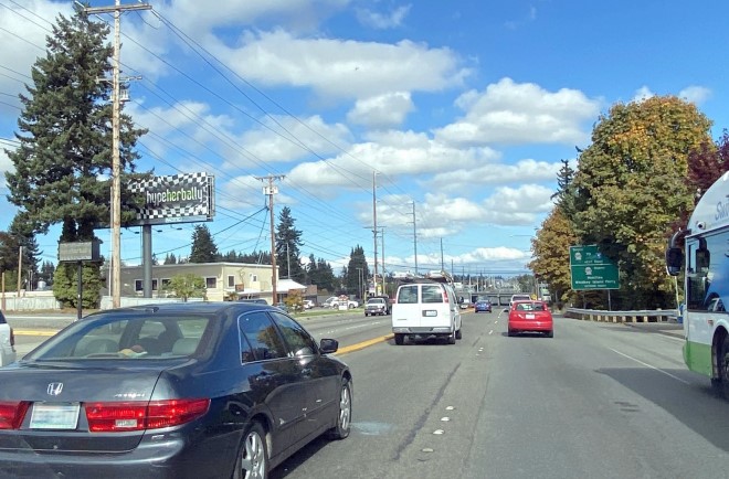 US Hwy 99 400 ft N/O 148th St SW WS, S/F Media