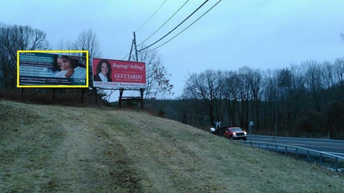 US 20, 1000' E/O US 9, S/S, F/E Media