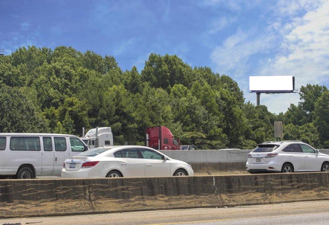 I-285/I-85S 0.3 mi W/O Old National Hwy S/S F/E Media