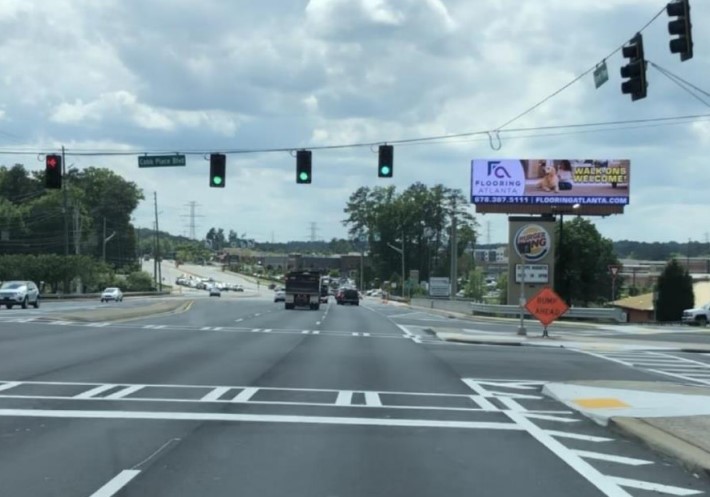 Location photo for Ernest W Barrett Pkwy NW near Cobb Pkwy at Barrett Pkwy, Town Center (Kennesaw)