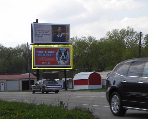 E Clear Lake Ave .5 mi w/o N Dirksen Pkwy N/S, E/F Media