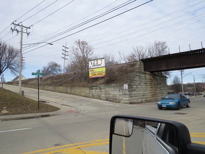 Location photo for W Highland Ave near Nancy Kimball Cobblestone House (Elgin)