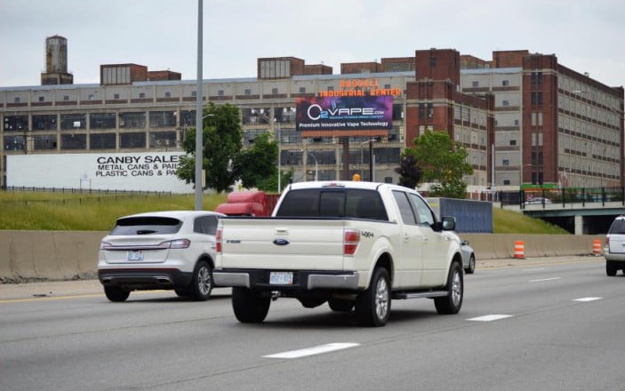 Location photo for Chrysler Dr near Clay & I-75 Service Dr, Russell Industrial (Detroit)
