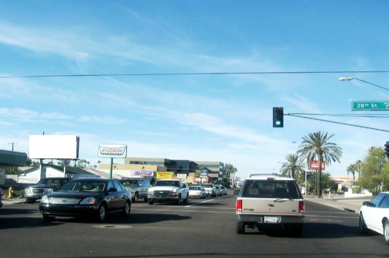 Indian School Rd 113 ft W/O 28th St S/S (2B) F/E Media