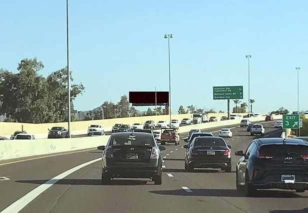 SR 51 50 ft S/O Indian School Rd W/S F/S Media