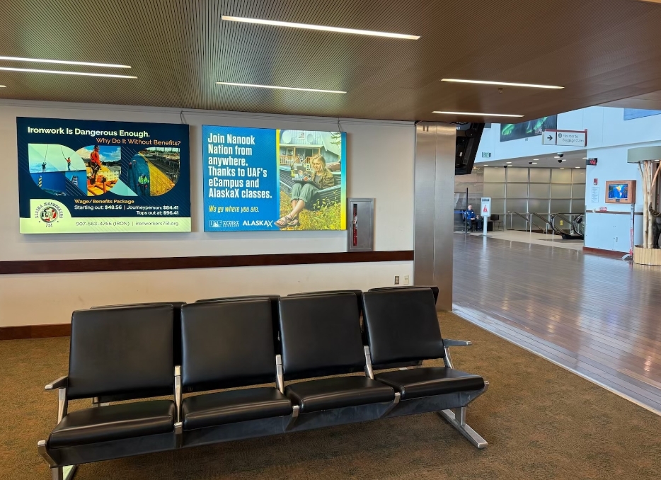 Static at Gate Area, Fairbanks International Airport