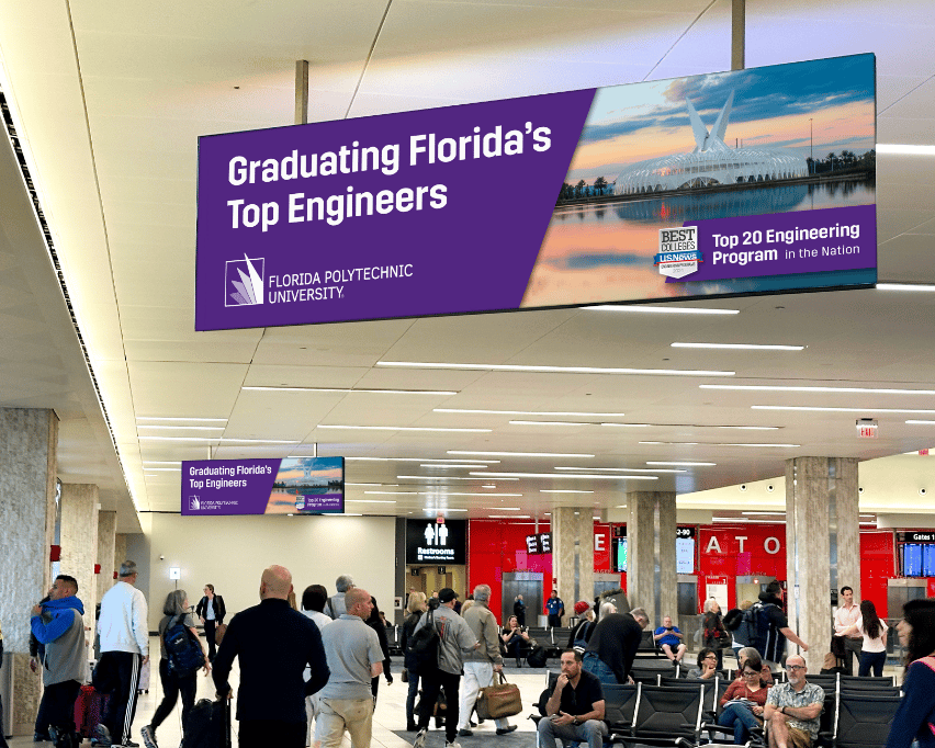 NEW Main Terminal - Arrivals Digital Network - Package of 4