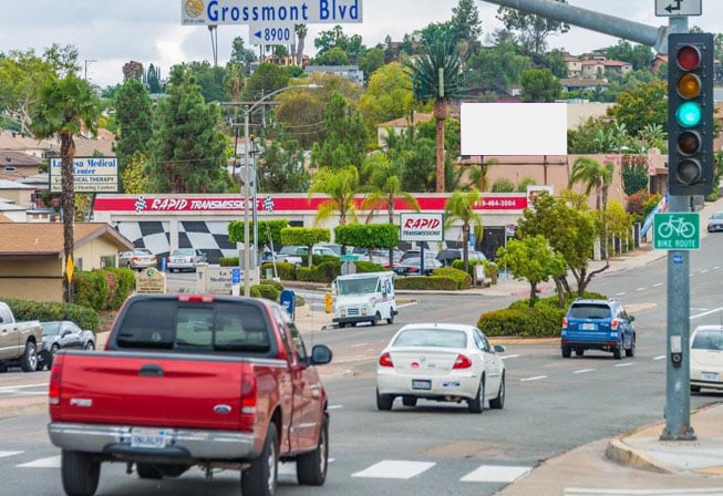 La Mesa Blvd. S/O Garfield St. E/S F/NE Media