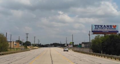 Location photo for TX-29 near United Academt (Liberty Hill)