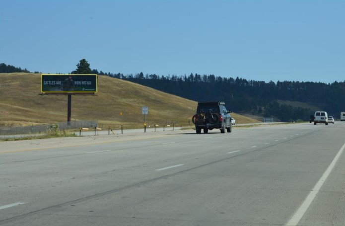 Billboard near Sturgis Motorcycle Rally 2026