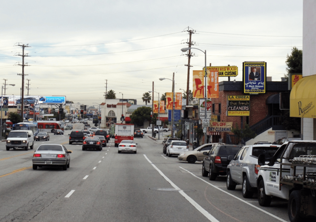 Location photo for Westwood Blvd near Westwood Blvd & Santa Monica Blvd, Westwood (Los Angeles)