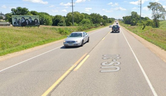 US 30 0.7 mi W/O SR 1 NS F/W Media