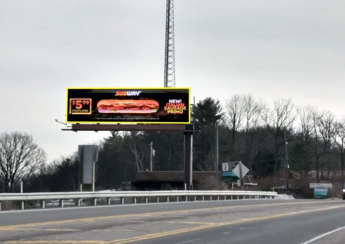 Interstate 99/Route 220/ Route 322, 3.5 miles west of State College heading inbound to State College Media