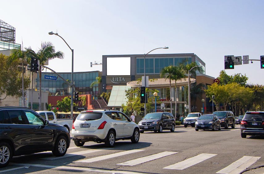 Location photo for Santa Monica Blvd near West Hollywood Gateway, Central LA (West Hollywood)