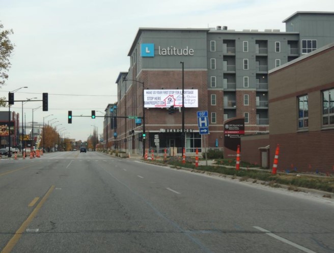 608 E University Ave. 106 ft E/O Sixth St. NS F/East Media