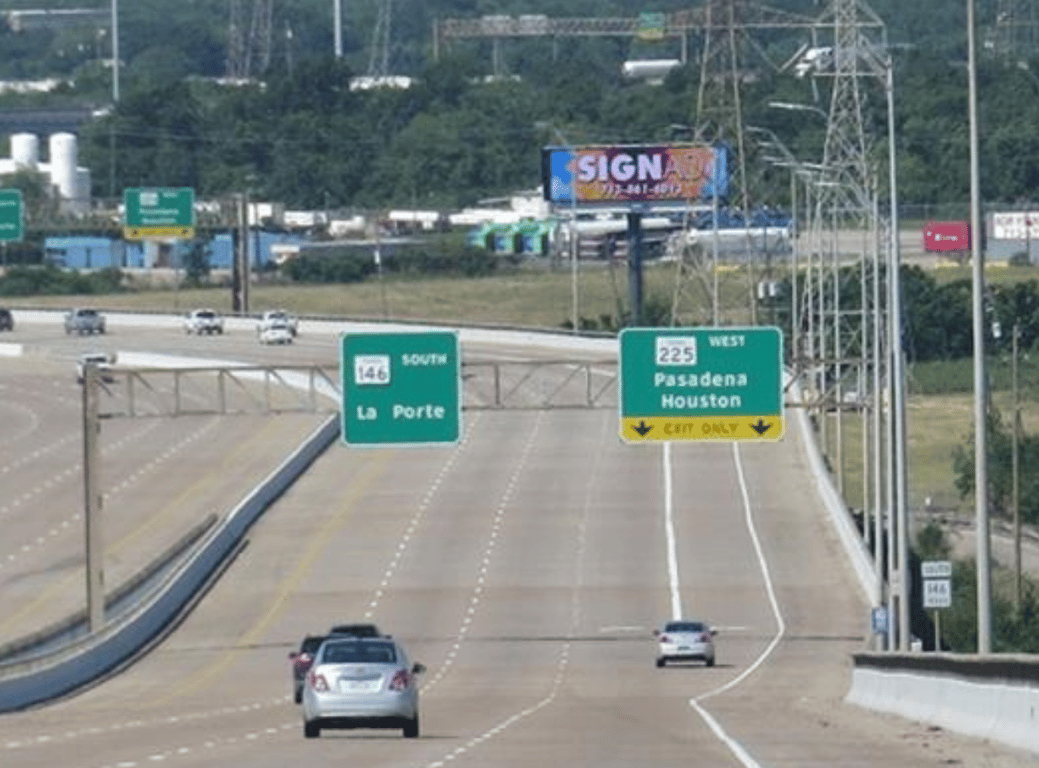 Location: SH 146 S/O Hartman Bridge/ LaPorte Media