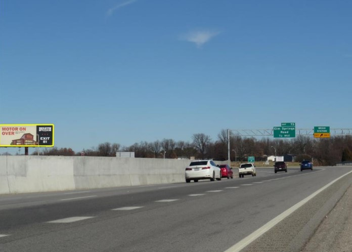 I-49 W/S, 0.20 mi N/O US 412, Springdale, AR, NB, S/F Media