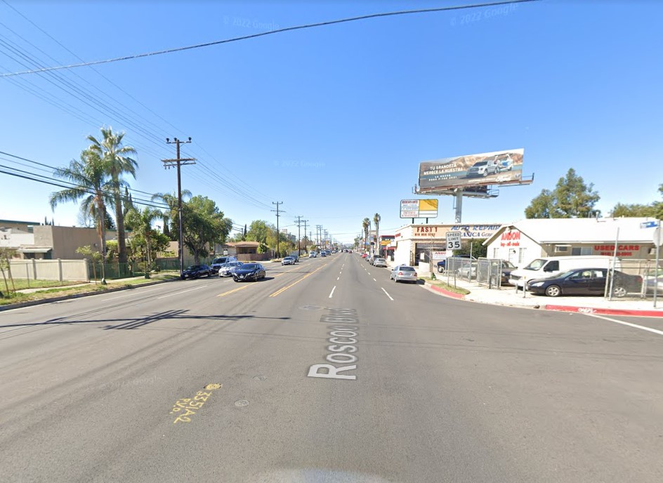 Location photo for Roscoe Blvd near Roscoe / Noble, Panorama City (Los Angeles)